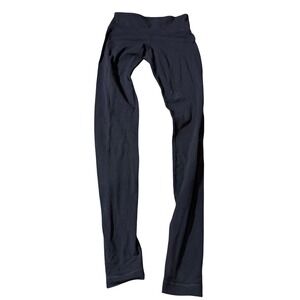 Lululemon Black High Waisted Full Length Athletic Yoga Leggings Size 4 28 Inseam